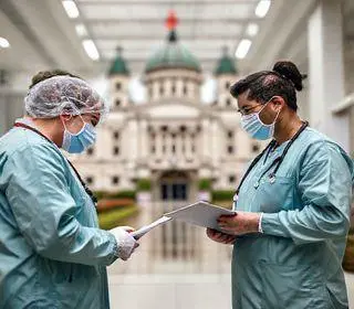 contratação temporária de profissionais da Saúde