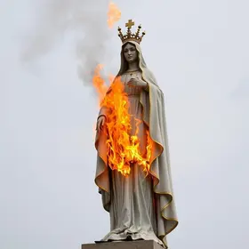 estátua de Nossa Senhora de Fátima