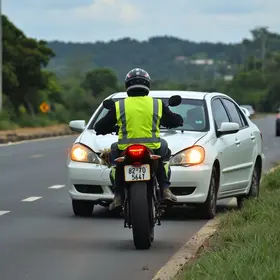 motociclista arremessado