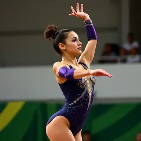 Bárbara Domingos ginástica rítmica