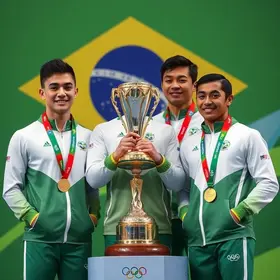 estrelas da ginástica artística