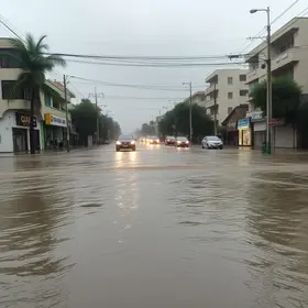 alagamento em Natal