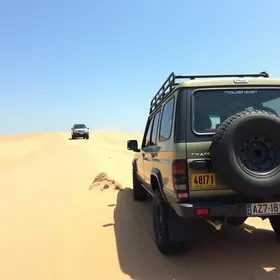 acidente entre veículos 4x4 na duna