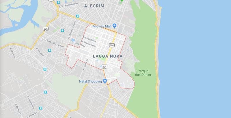 Bairro Lagoa Nova Natal