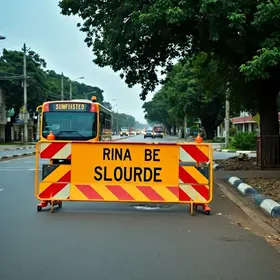 interdição da Avenida das Fronteiras