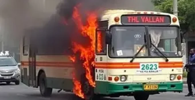 ônibus do transporte público