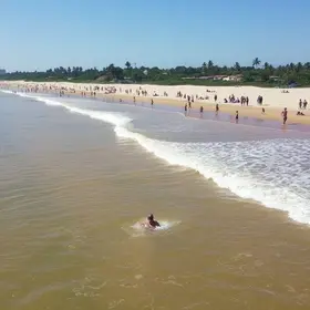 quatro praias impróprias para banho