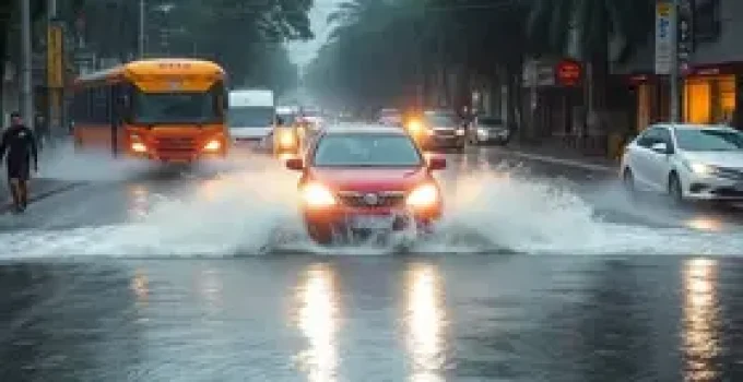 chuva em Parnamirim